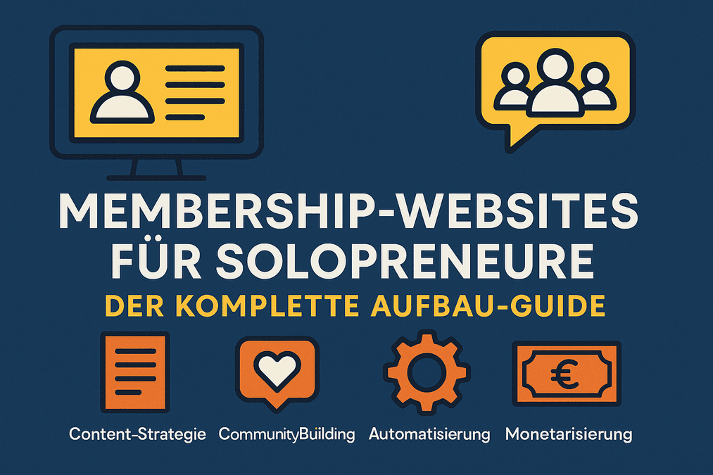 Membership-Websites für Solopreneure: Der komplette Aufbau-Guide