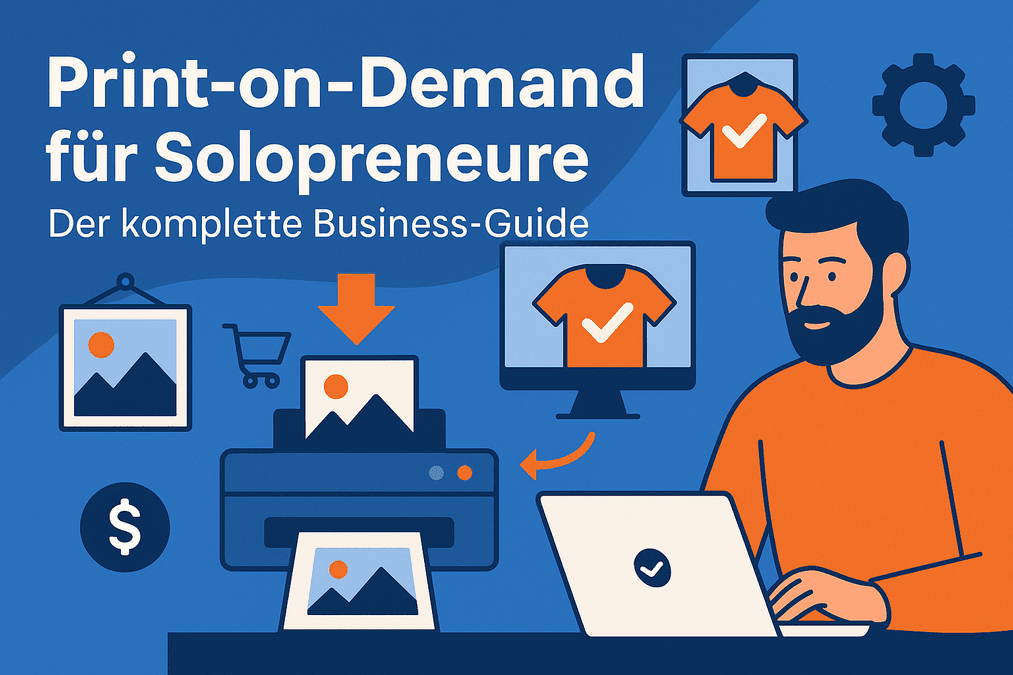Print-on-Demand für Solopreneure: Der komplette Business-Guide